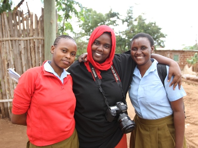 Happy school children in Voi